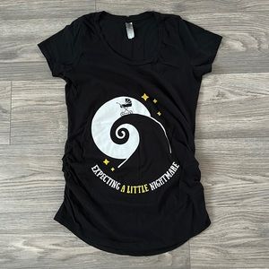 Bloom Maternity - M - Expecting A Little Nightmare Before Christmas Shirt